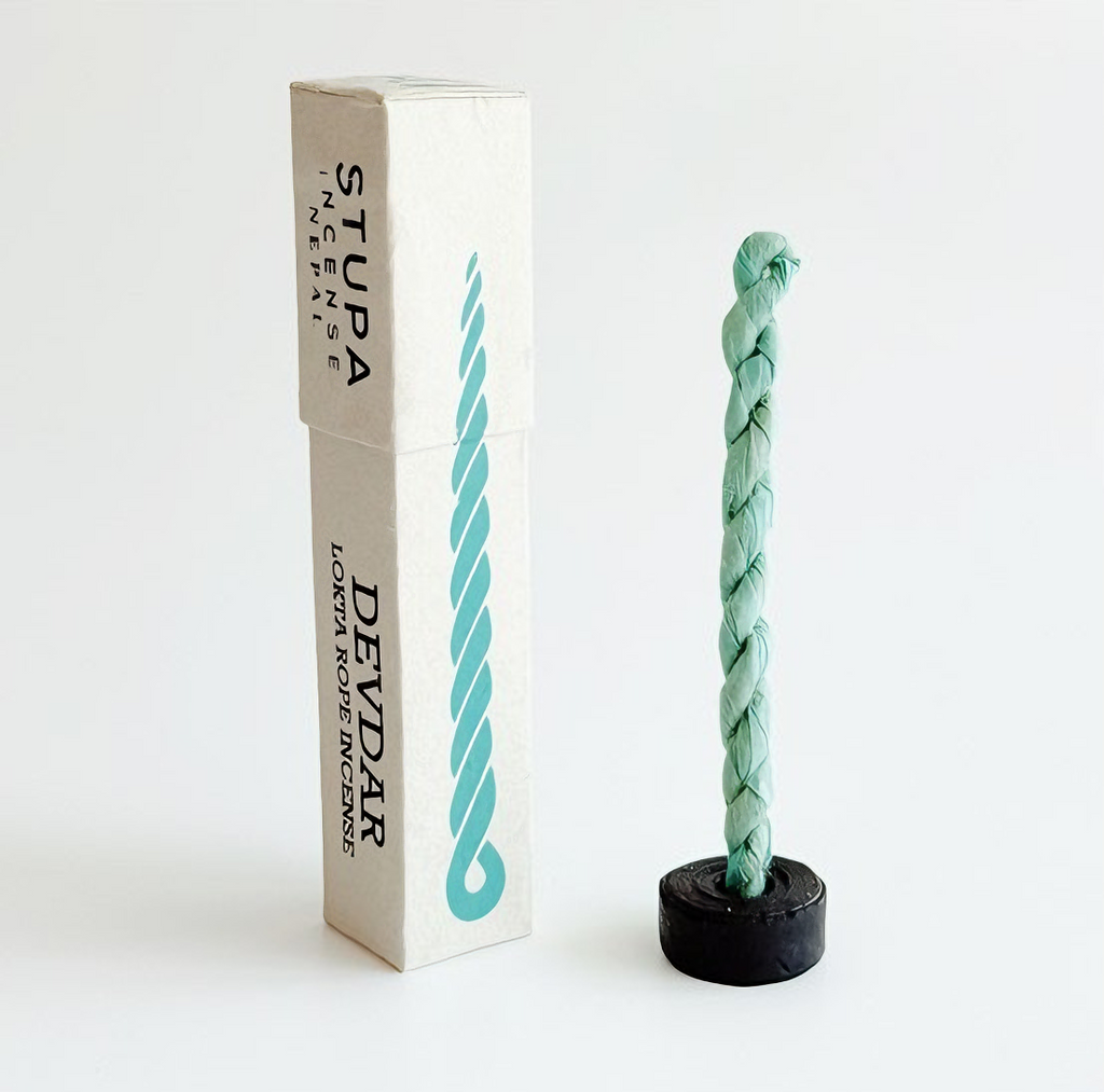 Devdar - Rope Incense Sticks with Holder