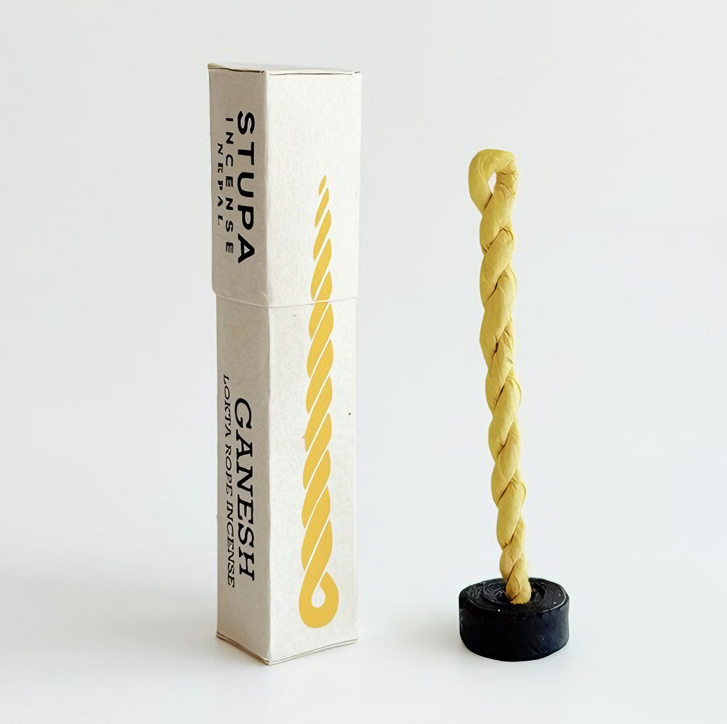 Ganesh - Rope Incense Sticks with Holder