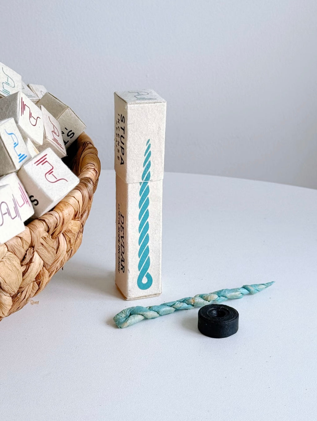 Devdar - Rope Incense Sticks with Holder